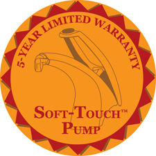 5 Year Soft Touch Pump Warranty Logo