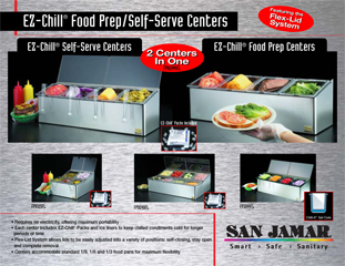 EZ-Chill Food Prep Center Sell Sheet