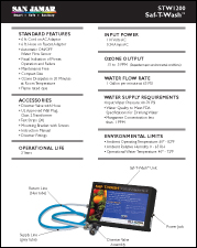 Saf-T-Wash Cut Sheet