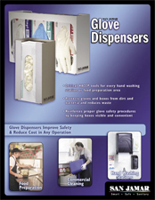 San Jamar's Disposable Glove Dispensers Sell Sheet